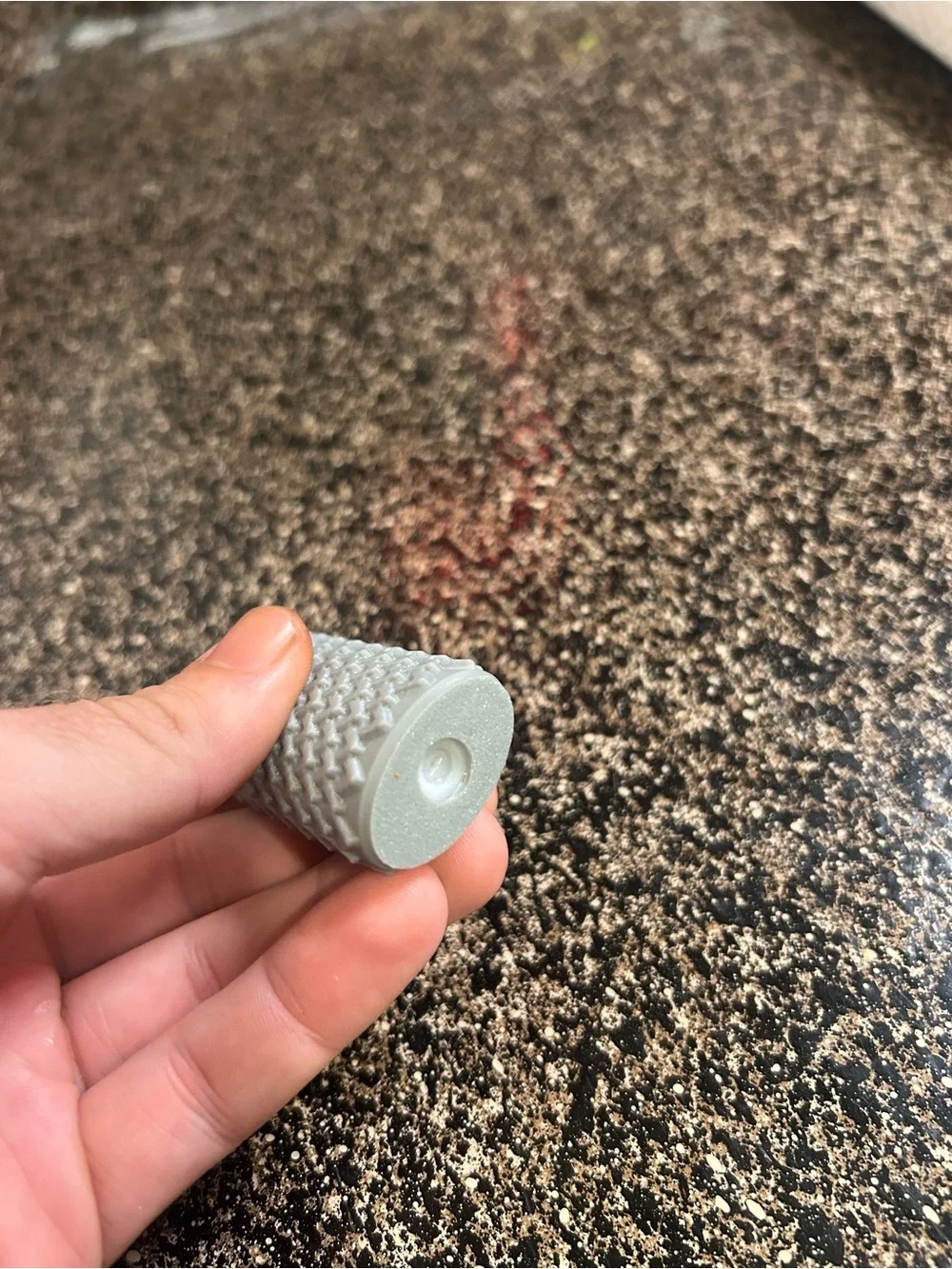 Silicone Grip Lighter Sleeve Cover - Gray with Red Accent